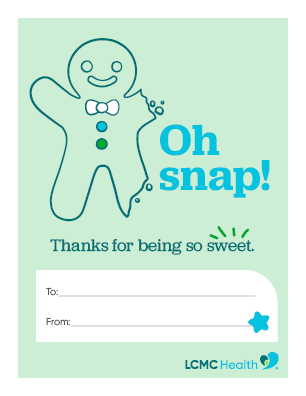 oh snap gingerbread card